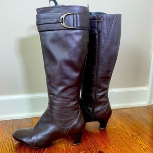 Cole Haan Nike Air Brown Leather Boots